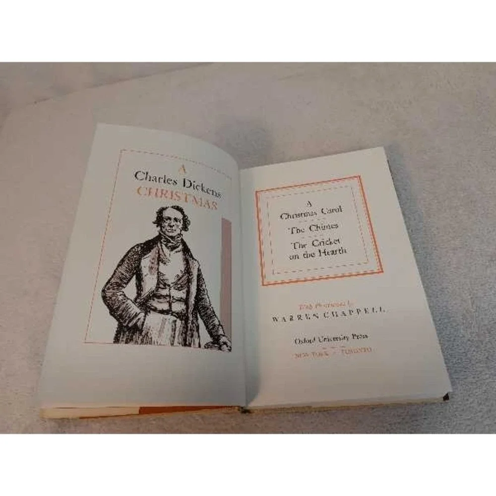 Charles Dickens Christmas Carol Chimes Cricket Hearth Illustrated Book